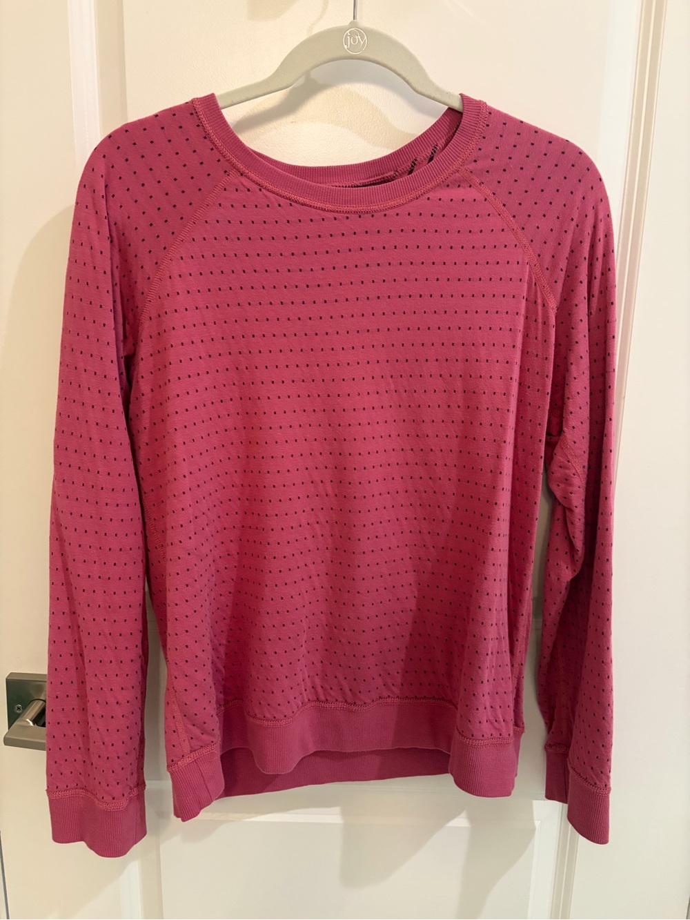 Marine Layer Stripe & Dot Reversible Raglan Pullover